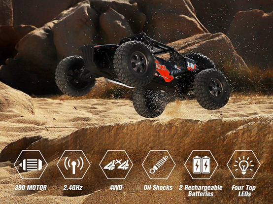 HBX 905 1/12 4WD Brushed RC Buggy
