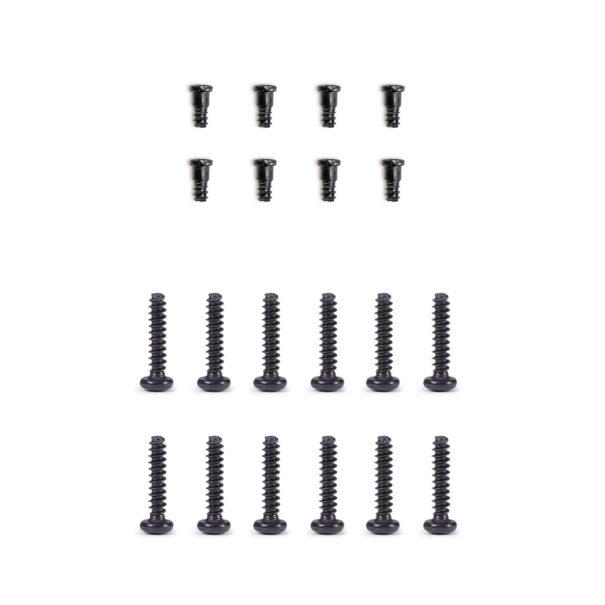 HAIBOXING 16014+S226 Steering Hub Step Screws+Countersunk Self Tapping Screws (12P) KBHO2.3*12mm for 16889