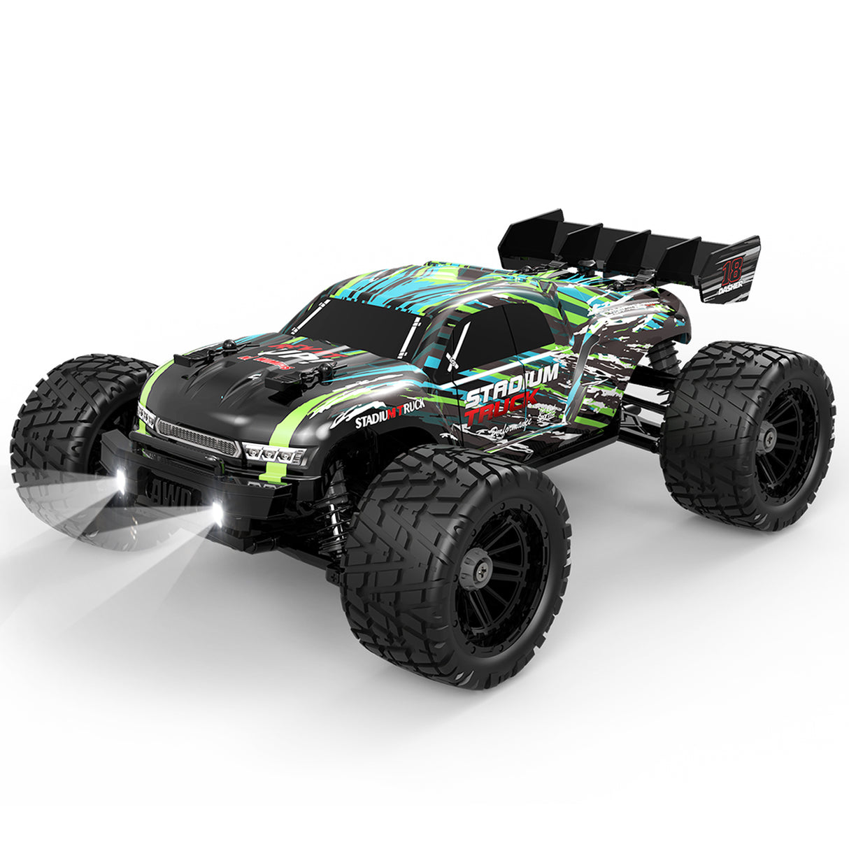 HAIBOXING 18858E(Black) 1/18 Brushed RC Buggy with 2 Batteries