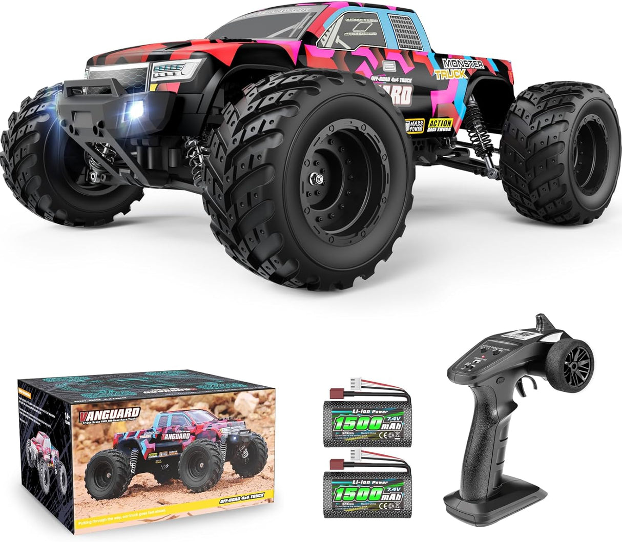 HAIBOXING 903 1/12 Brushed RC Truck with 2 Batteries