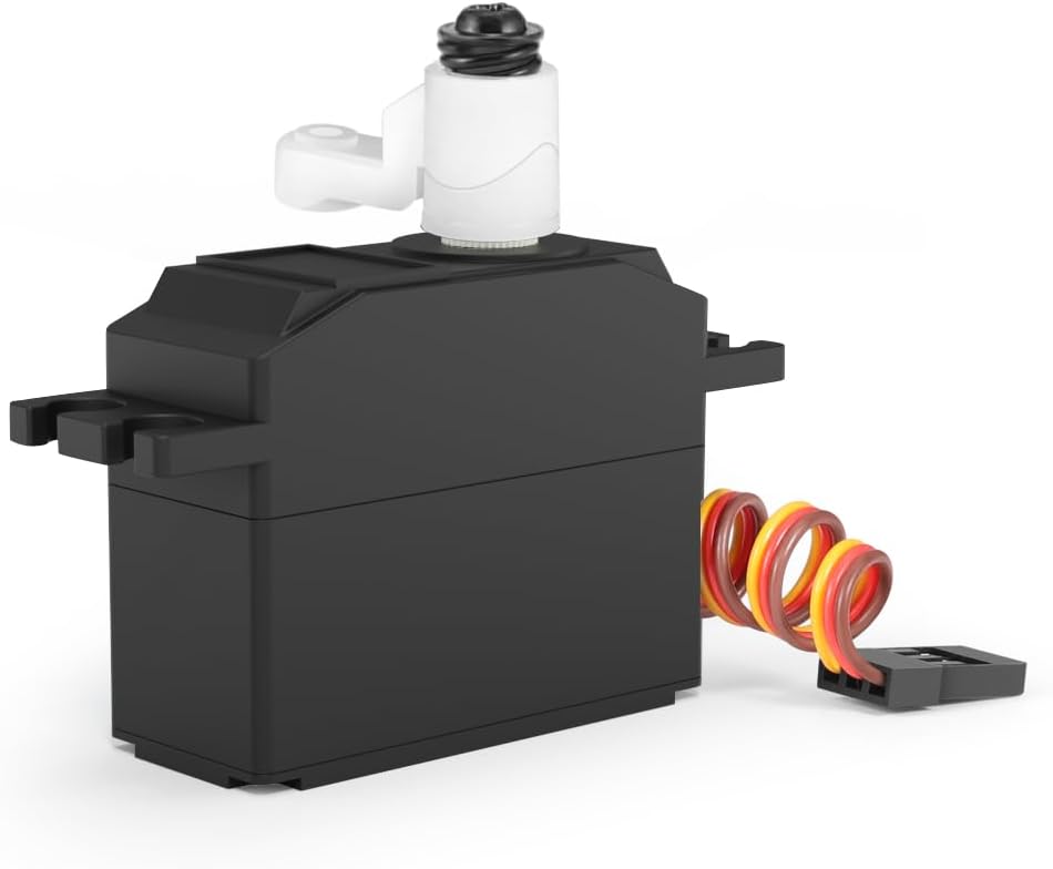 HAIBOXING 1/12TH Scale RC Car Spare Parts 3-Wire 2.2Kg Servo and Servo Saver Assembly Apply to 903 & 903A & 905(90114 & 90126)