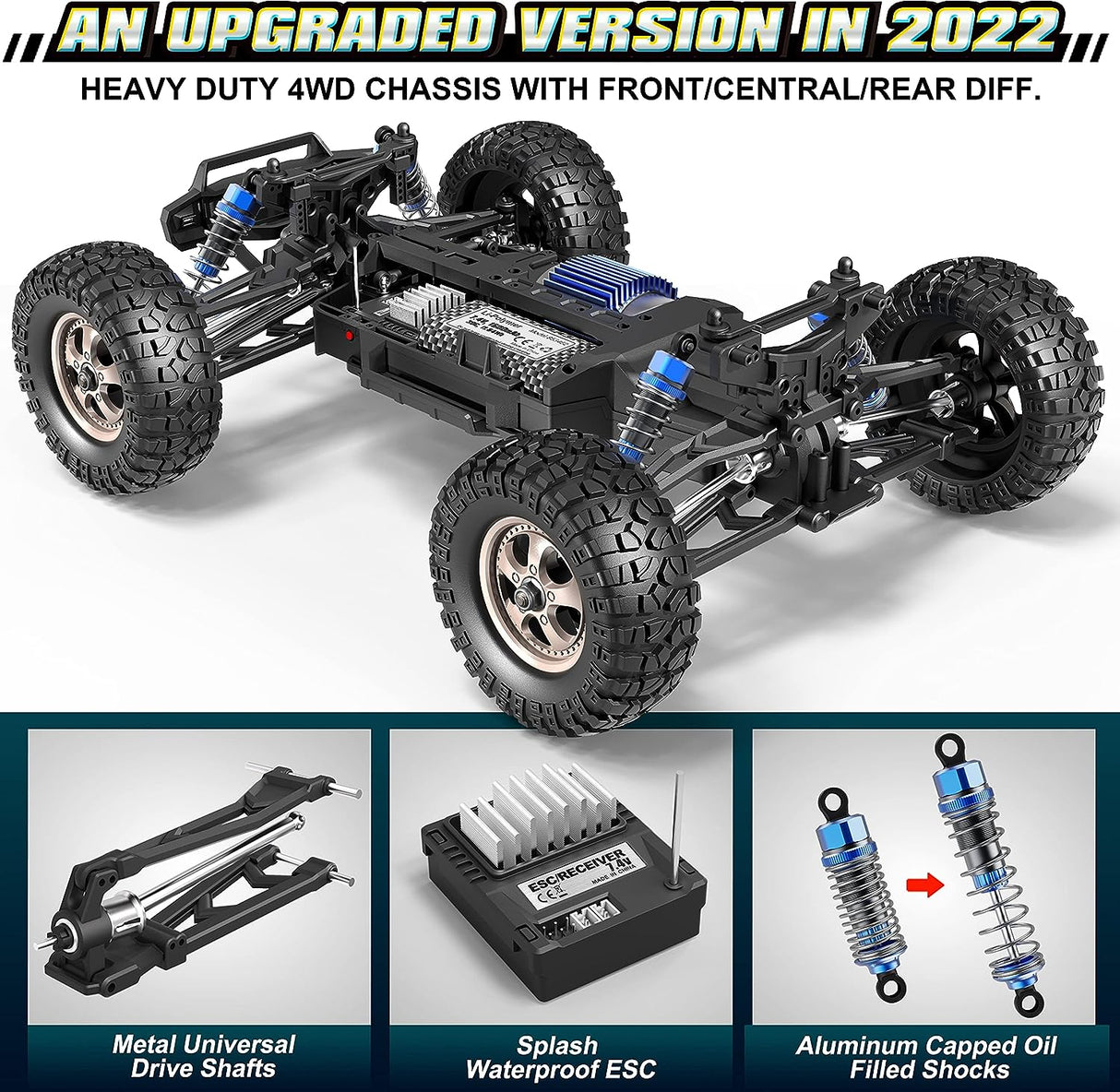 HAIBOXING 2995 1/12 Brushed RC Buggy with 2 Batteries