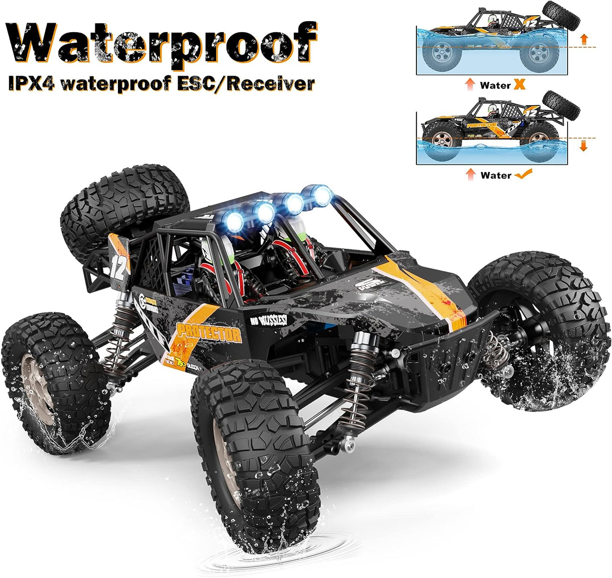 HAIBOXING 905 1/12 Brushed RC Buggy with 2 Batteries