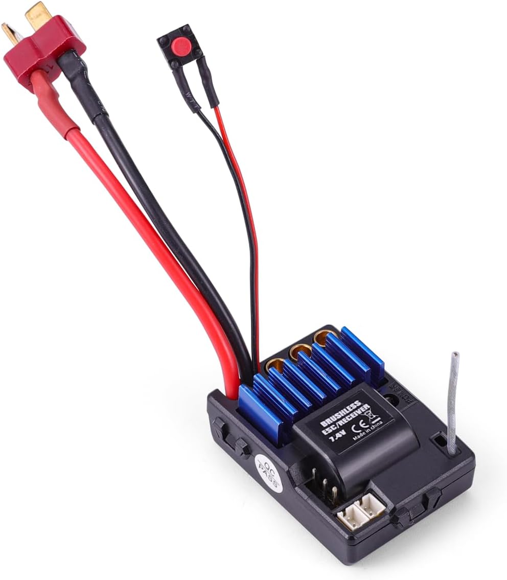 HAIBOXING 1/12TH Scale RC Cars903A, RC Truck Spare Parts Waterproof Brushless ESC/Receiver Apply to 903A (90208)