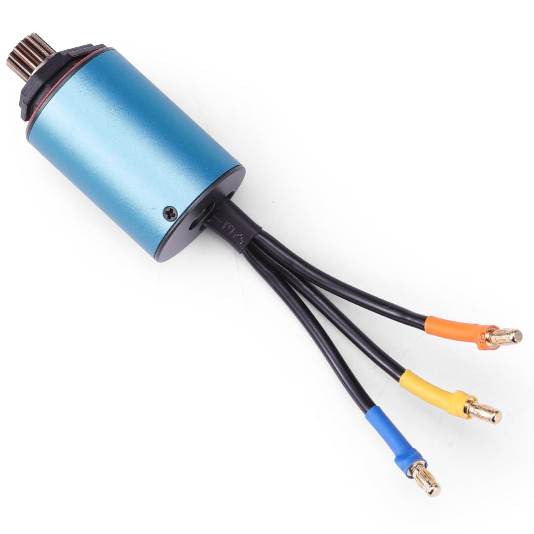 HAIBOXING 1/16TH Scale RC Cars Spare Parts Brushless Motor with Motor Pinion Apply to 16890A & 16890SA (M16111V&M16035T2)