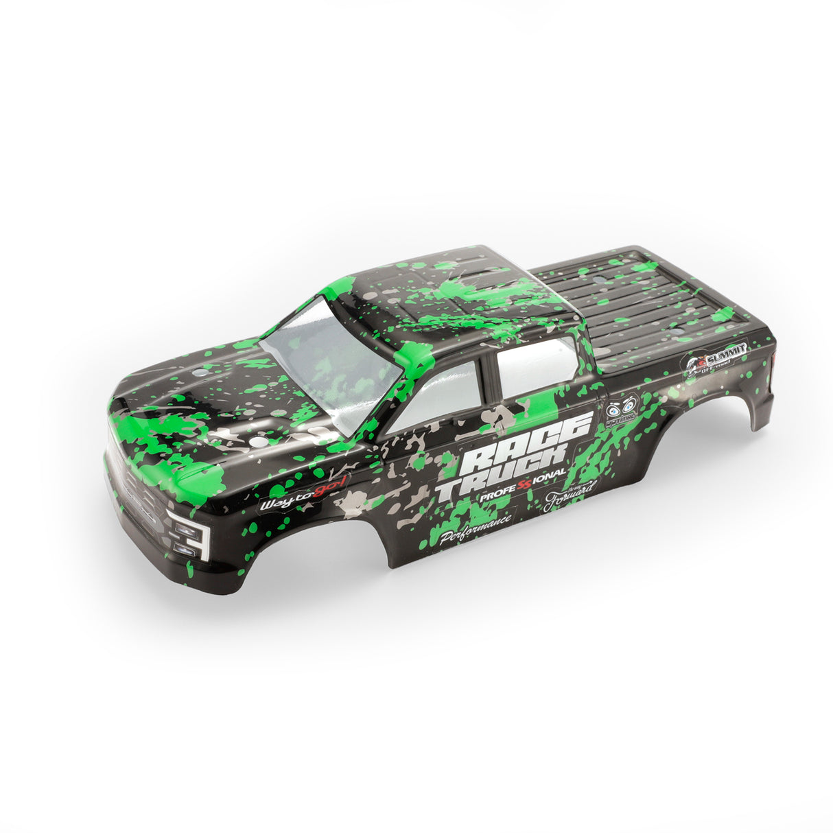 HAIBOXING P1864 Truck Body (Green) +Decal Sheet for HBX18859E