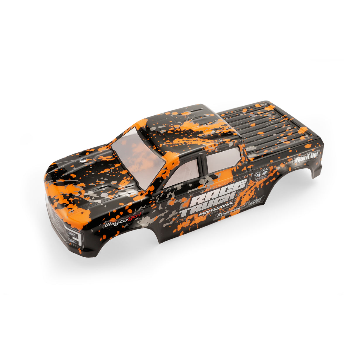 HAIBOXING P1865 Truck Body (Orange) +Decal Sheet for HBX18859E