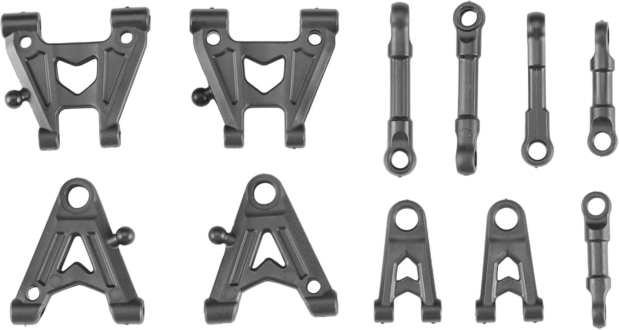 HAIBOXING RC Car Spare Parts, 1/18th Scale Drifting Race Replacement Parts Front/Rear Suspension Arms & Steering Links Apply to 2196 & 2197(29004)