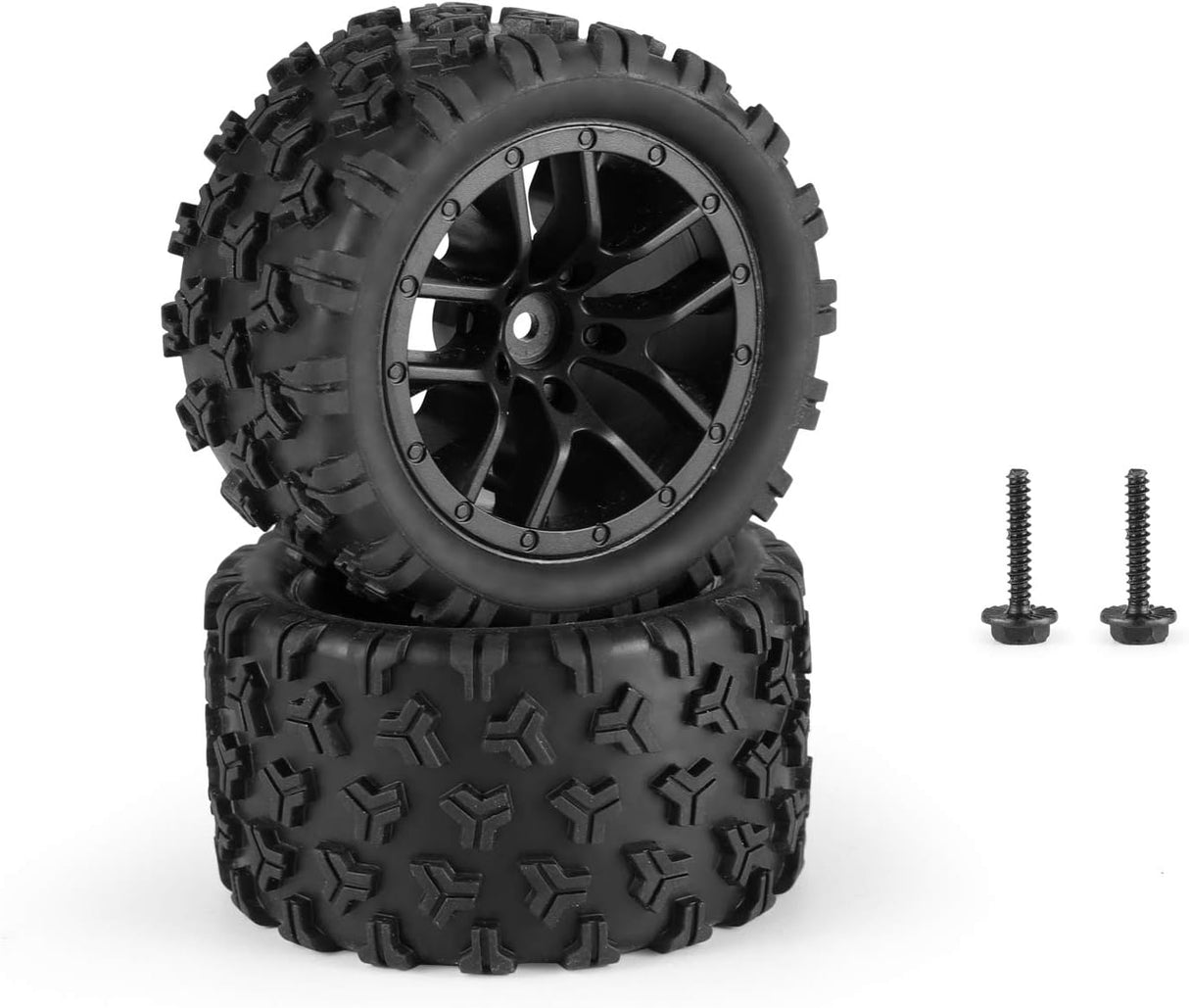 RC Car Spare Parts Truck Wheels Complete(Front/Rear) 2pcs Apply to 2020 New Version 18859 M1820