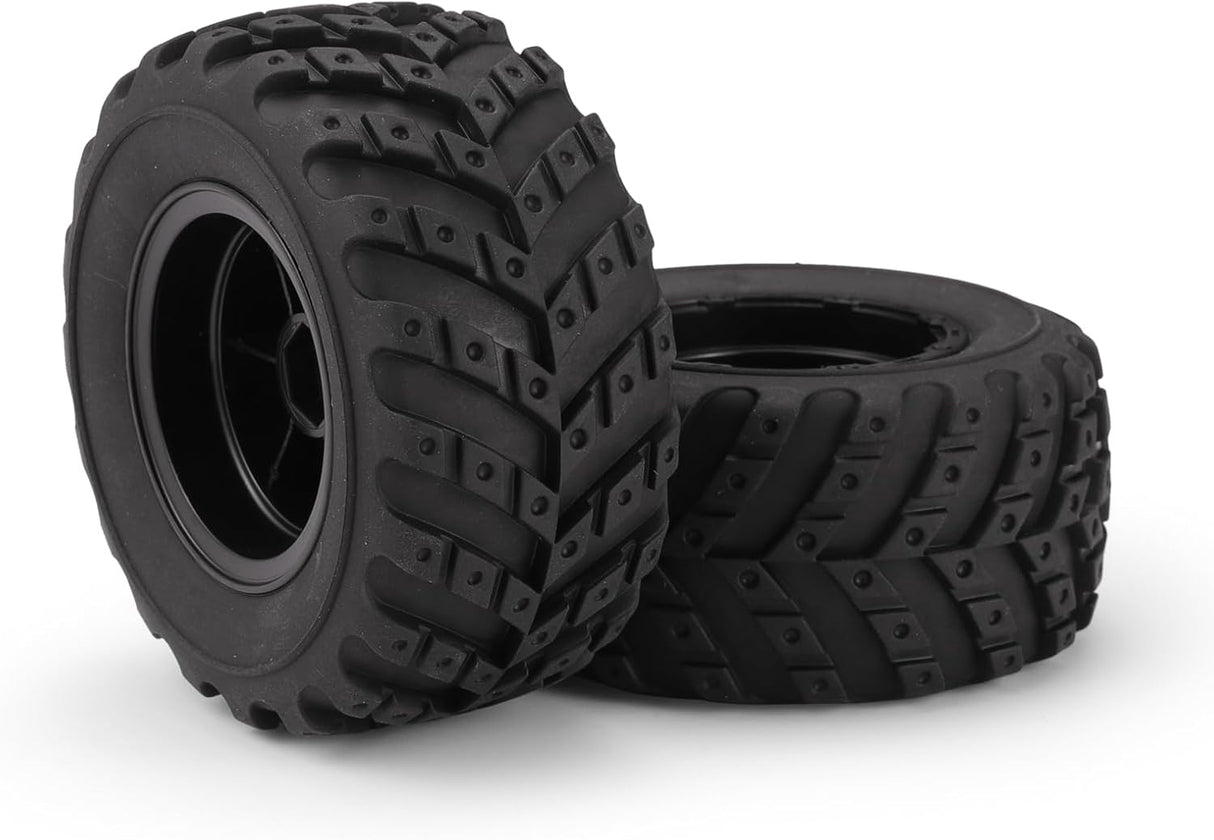 HAIBOXING 1/12th Scale Remote Control Cars Accessories Tires, Brushless RC Truck Spare Parts Wheel Complete 2pcs Apply to HBX 903 & 903A (90115)