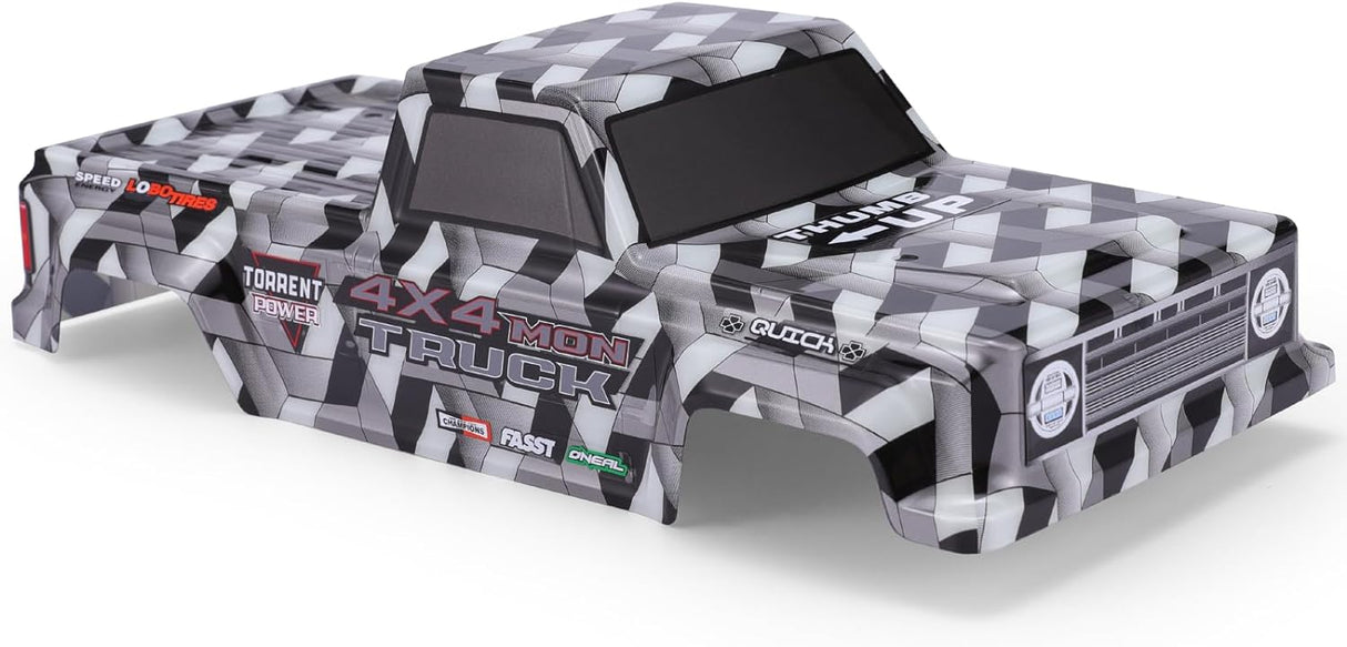 HAIBOXING Brushless 1/12TH RC Cars Spare Parts, Body Shell Apply to 903A,Trcuk Body(90132B2)