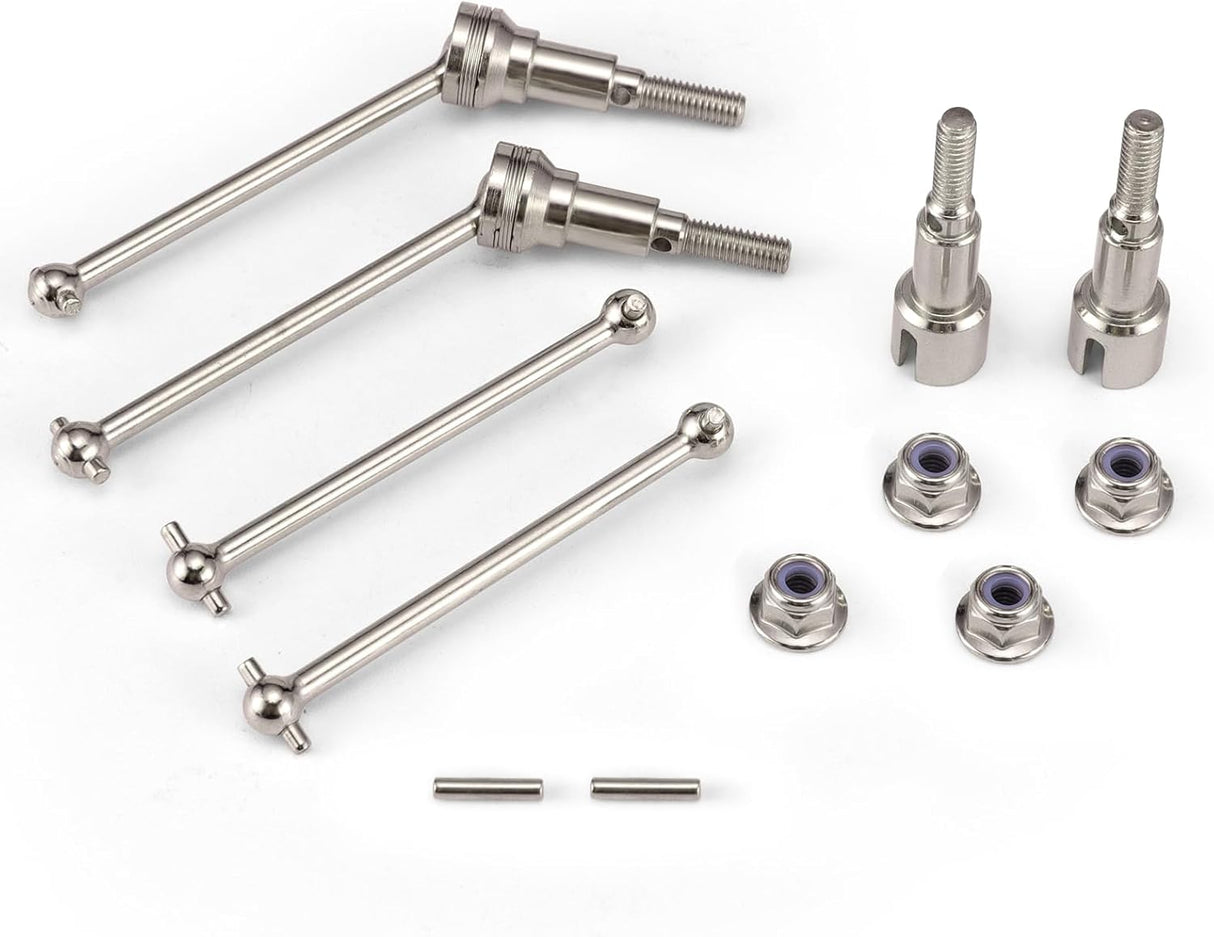 HAIBOXING RC Car Spare Parts Metal Front Universal Drive Shafts and Rear Drive Shafts Apply to 16889 & 16890A & 16889A(M16105 & M16106 & M16107)