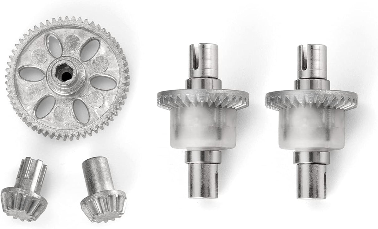 HAIBOXING RC Cars Spare Parts Metal Spur Gear Drive Pinions and Diff Complete Apply to 18859A & 2021 New Version 18859 M1901 M1902