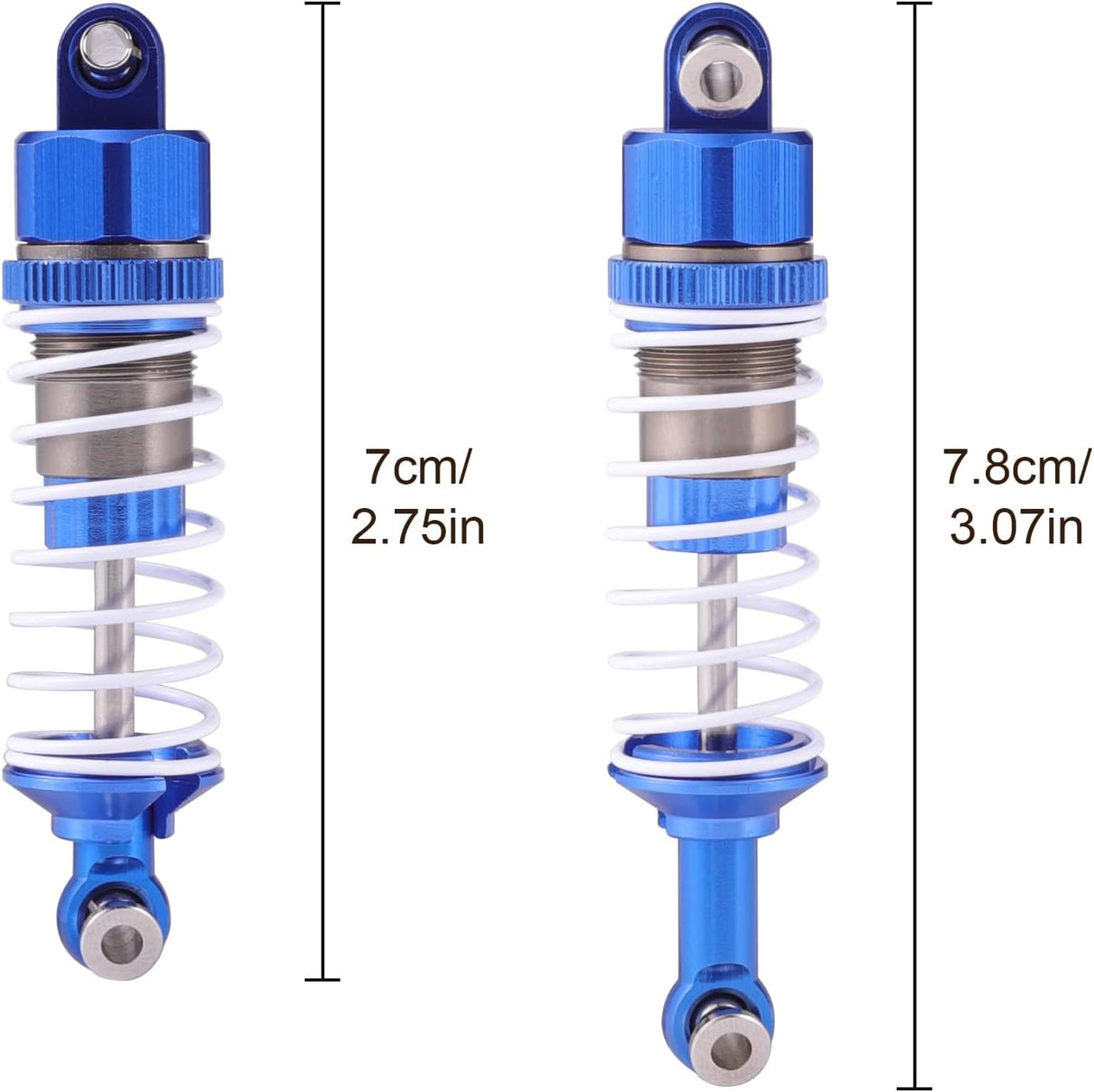 HAIBOXING 1/12th RC Car Spare Parts Full Aluminum Oil Filled Shocks(Front and Rear) Apply to 903A & 903 &905(90201B1& 90201B2)