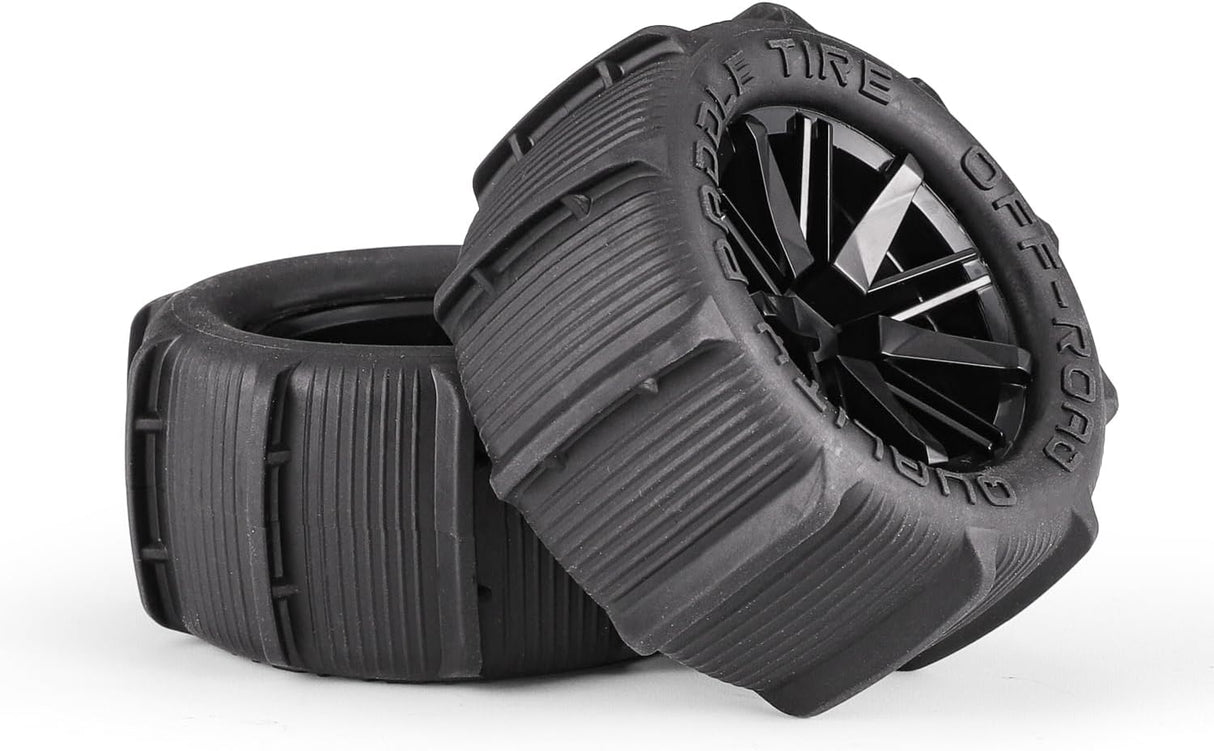 HAIBOXING RC Car Spare Parts Tires,1/16 Brushless Remote Control Trucks Replacement Paddle Tires (Front/Rear) Snowfield sand Apply to 16890A & 16890SA (M16831)