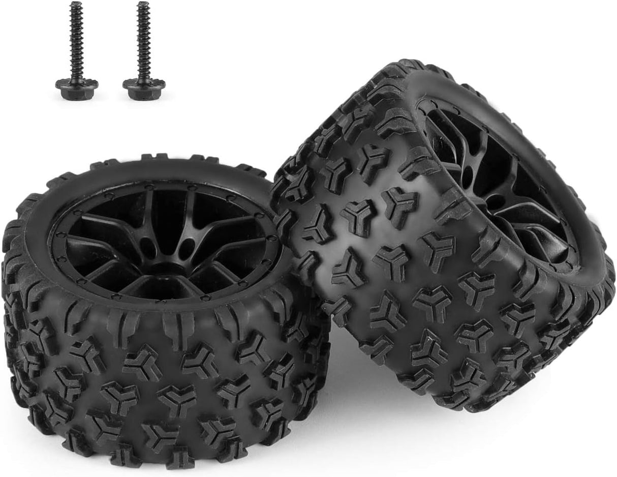 RC Car Spare Parts Truck Wheels Complete(Front/Rear) 2pcs Apply to 2020 New Version 18859 M1820