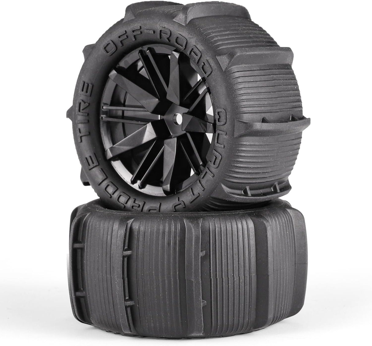 HAIBOXING RC Car Spare Parts Tires,1/16 Brushless Remote Control Trucks Replacement Paddle Tires (Front/Rear) Snowfield sand Apply to 16890A & 16890SA (M16831)