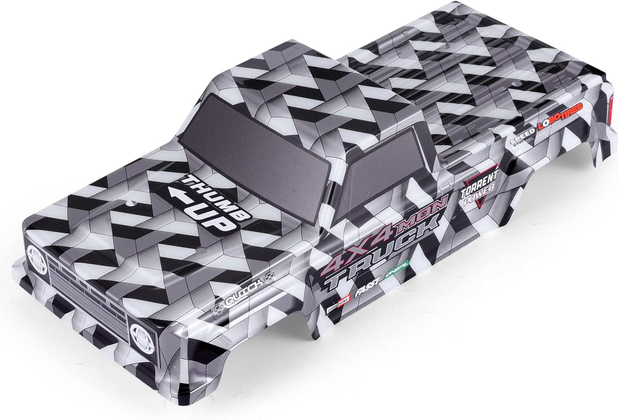 HAIBOXING Brushless 1/12TH RC Cars Spare Parts, Body Shell Apply to 903A,Trcuk Body(90132B2)