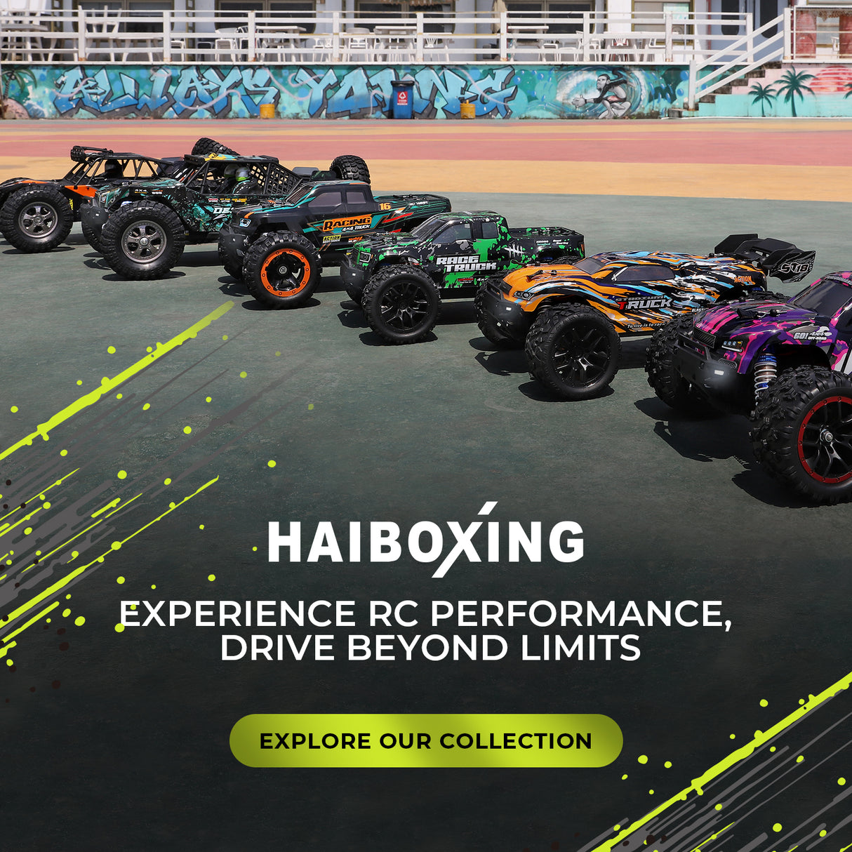 HAIBOXING 18868 1/18 Brushed RC Buggy Car with 2 Batteries