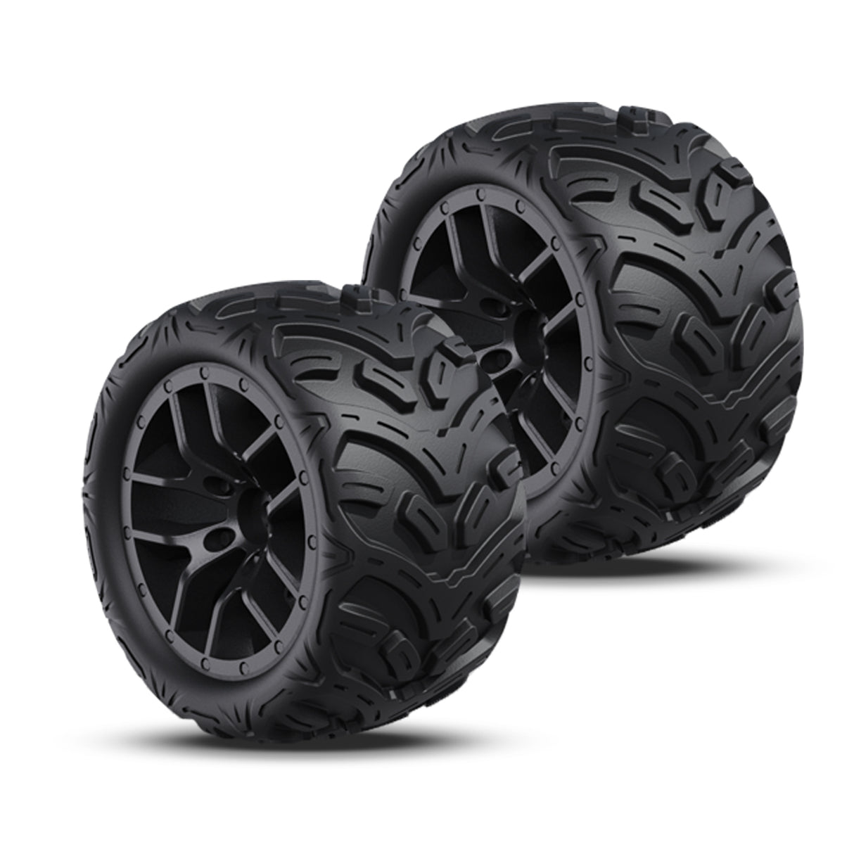 M1820 HAIBOXING RC CARS SPARE PARTS APPLY TO 18868 OFF-ROAD QUALITY PADDLE TIRES 2PCS