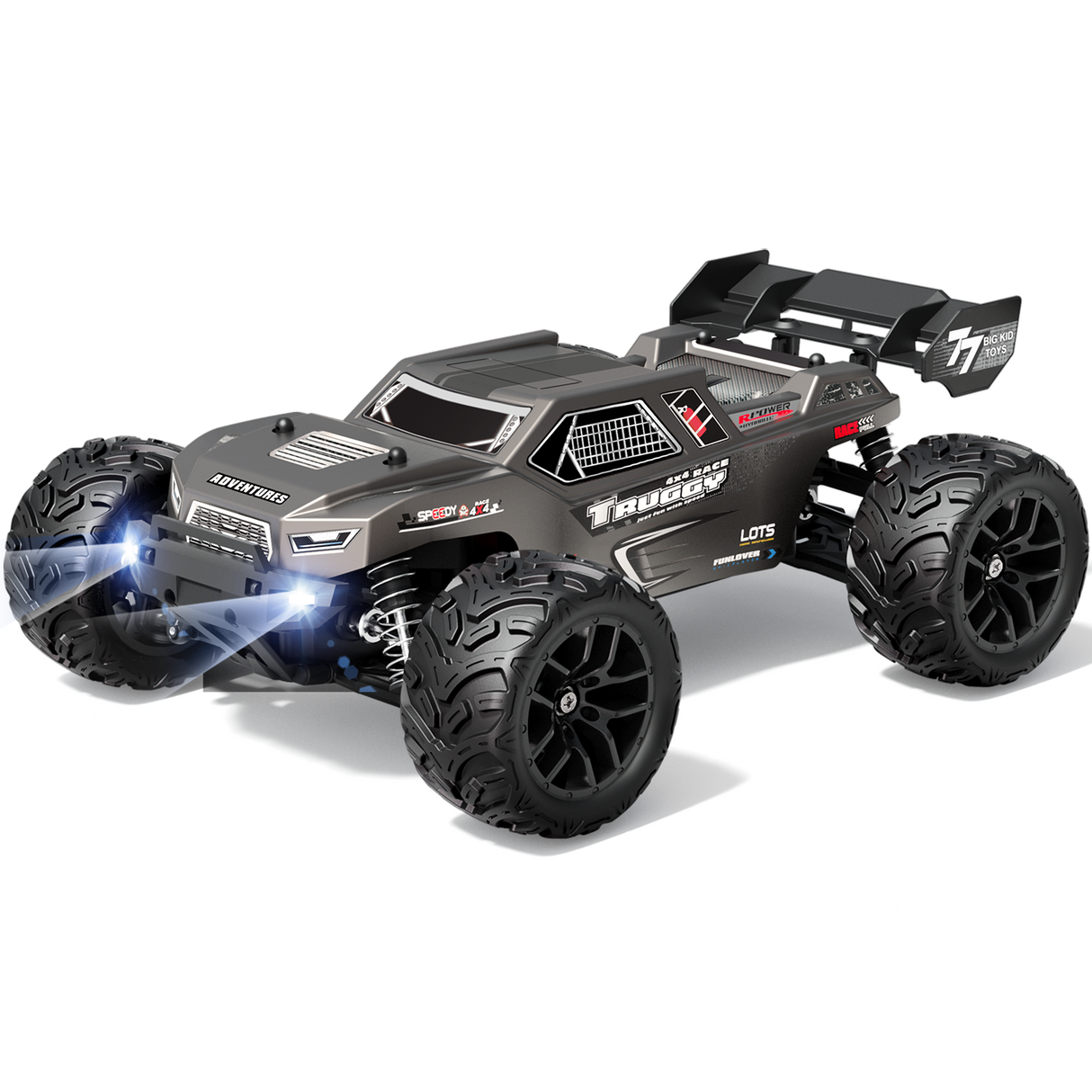 HAIBOXING 1:18 Scale RC Car 18868 36km/h High Speed 4X4 Off-Road Remote Control Truck, Waterproof Electric RC Cars All Terrain Toy Truck for Kid and Adults Two Batteries Supply 40 Mins Playtime