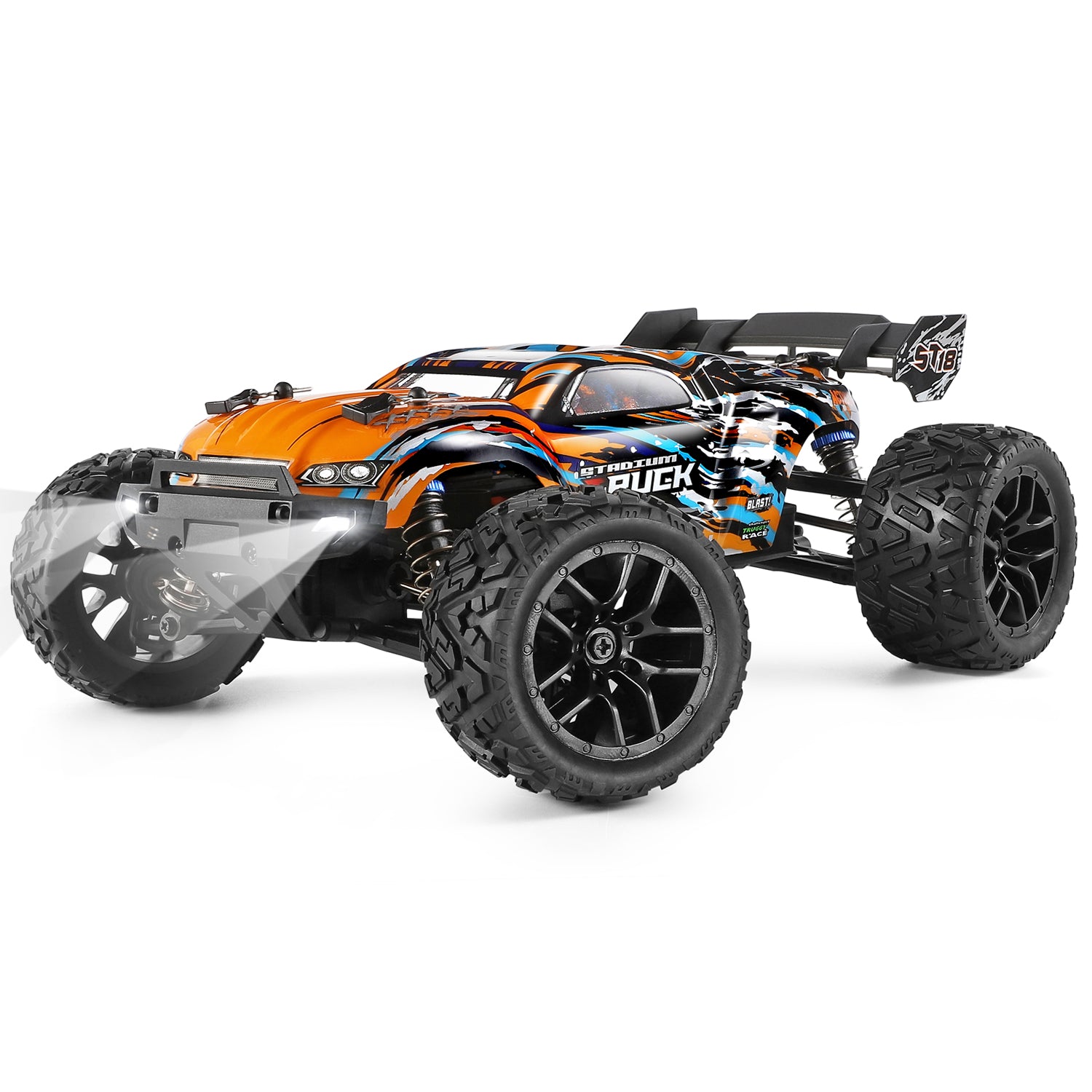 HAIBOXING 18858(Orange) 1/18 Brushed RC Buggy with 2 Batteries