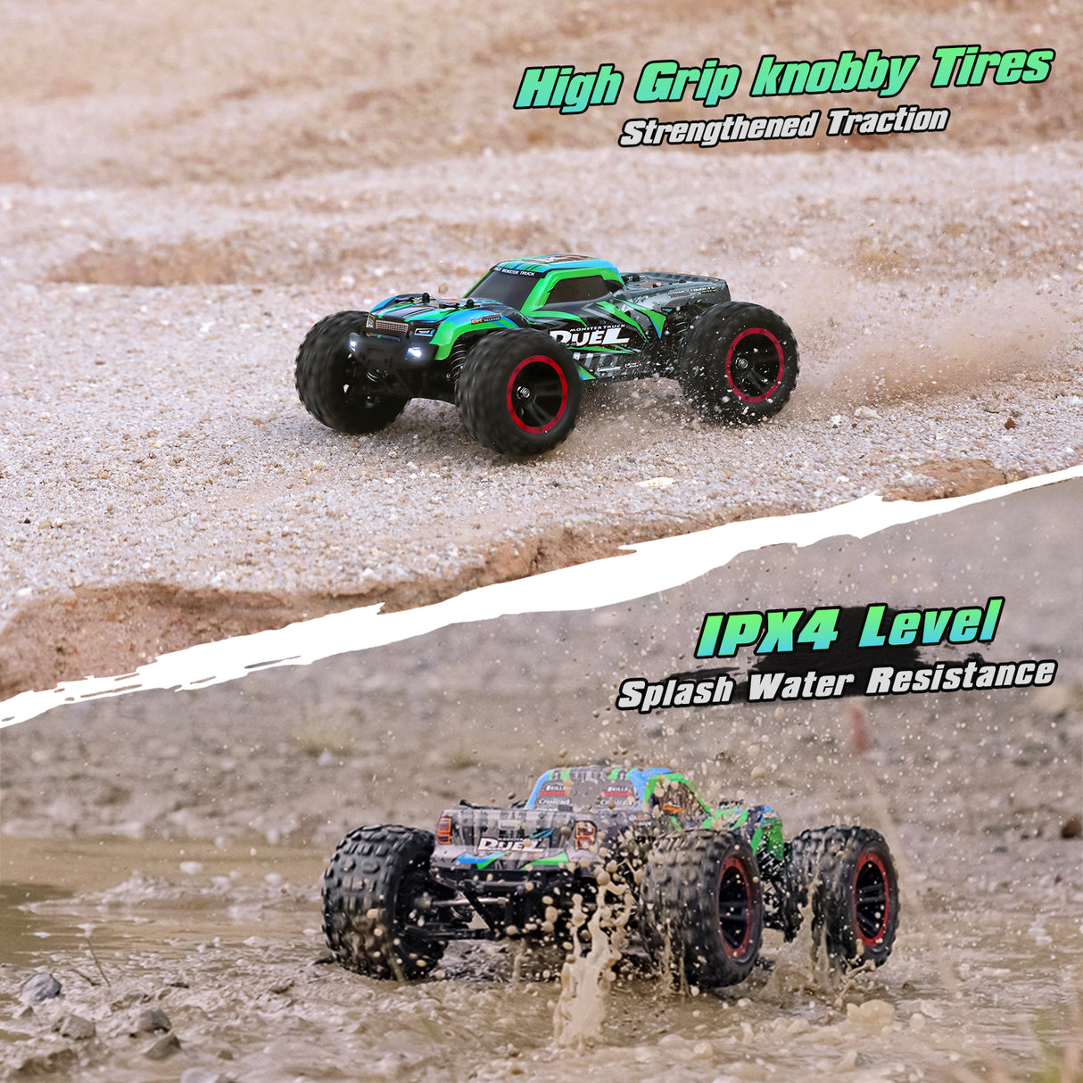 HAIBOXING 2105 1/14 Brushed RC Truck with 2 Batteries