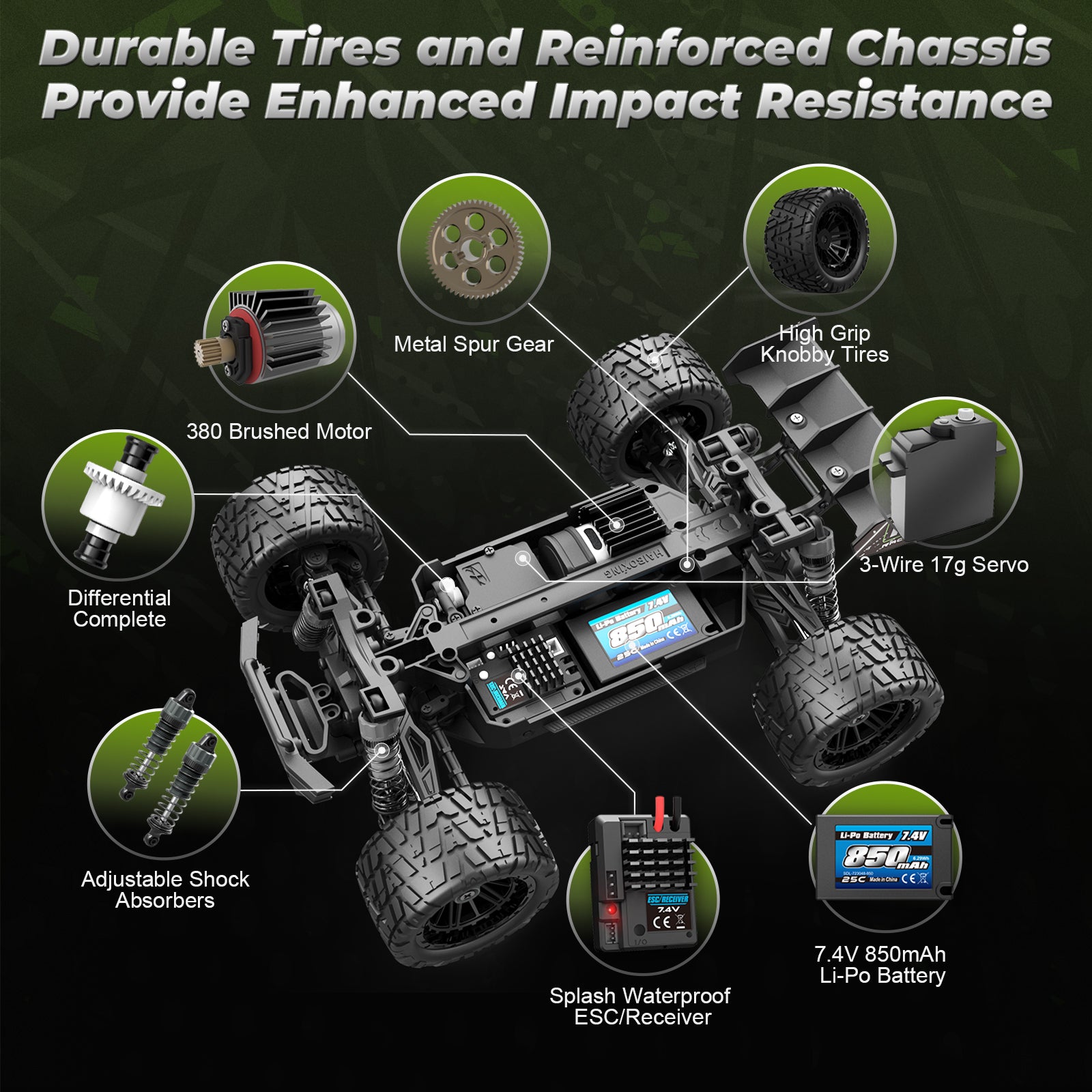 HAIBOXING 18872 1/18 Brushed RC Buggy Car – Haiboxing