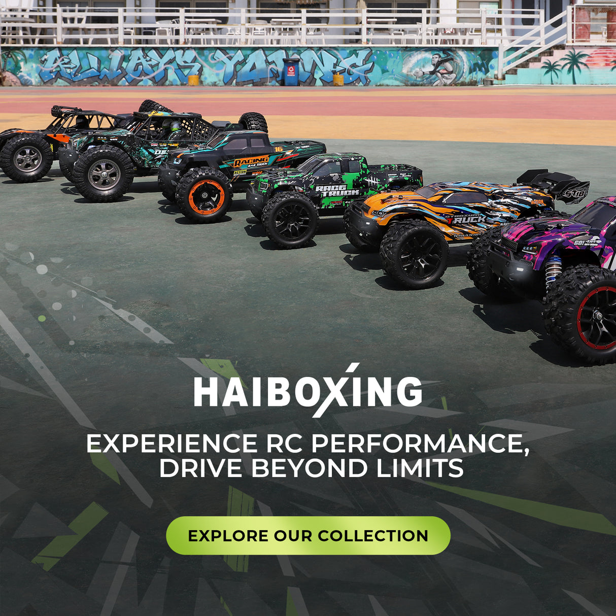 HAIBOXING 18872 1/18 Brushed RC Buggy Car with 2 Batteries