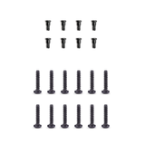HAIBOXING 16014+S226 Steering Hub Step Screws+Countersunk Self Tapping Screws (12P) KBHO2.3*12mm for 16889