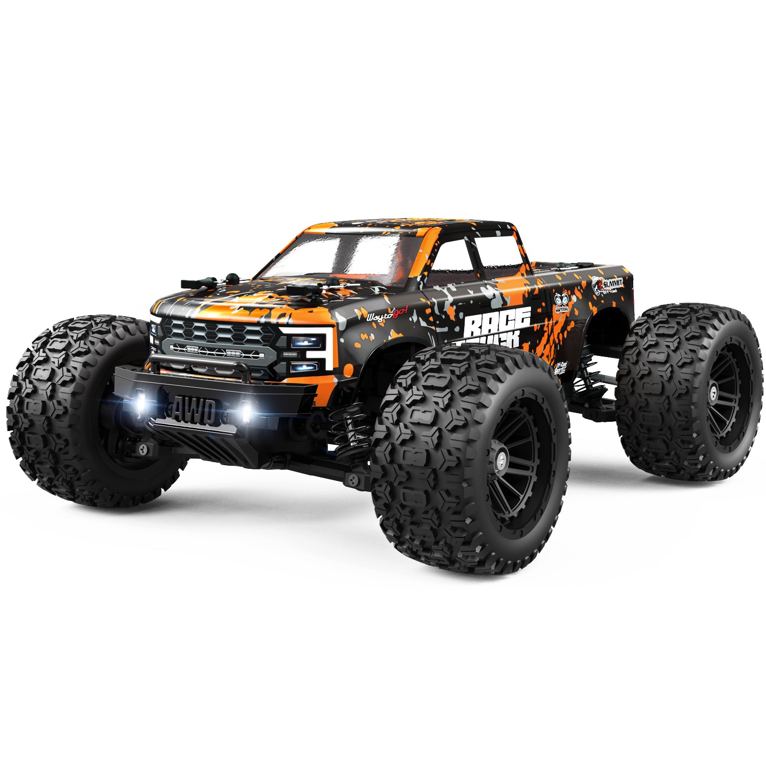 HBX haiboxing 18859 希少　爆速です。ブラシレスカスタム HAIBOXING 18859E(Orange) 1/18 Brushed RC Truck – Haiboxing