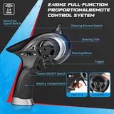 HAIBOXING 18859(Green) 1/18 Brushed RC Truck with 2 Batteries