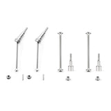 HAIBOXING M1884+P1883 Metal Drive Shafts (Front&Rear) + Wheel Shafts for 18859E,18858E,18872,18856