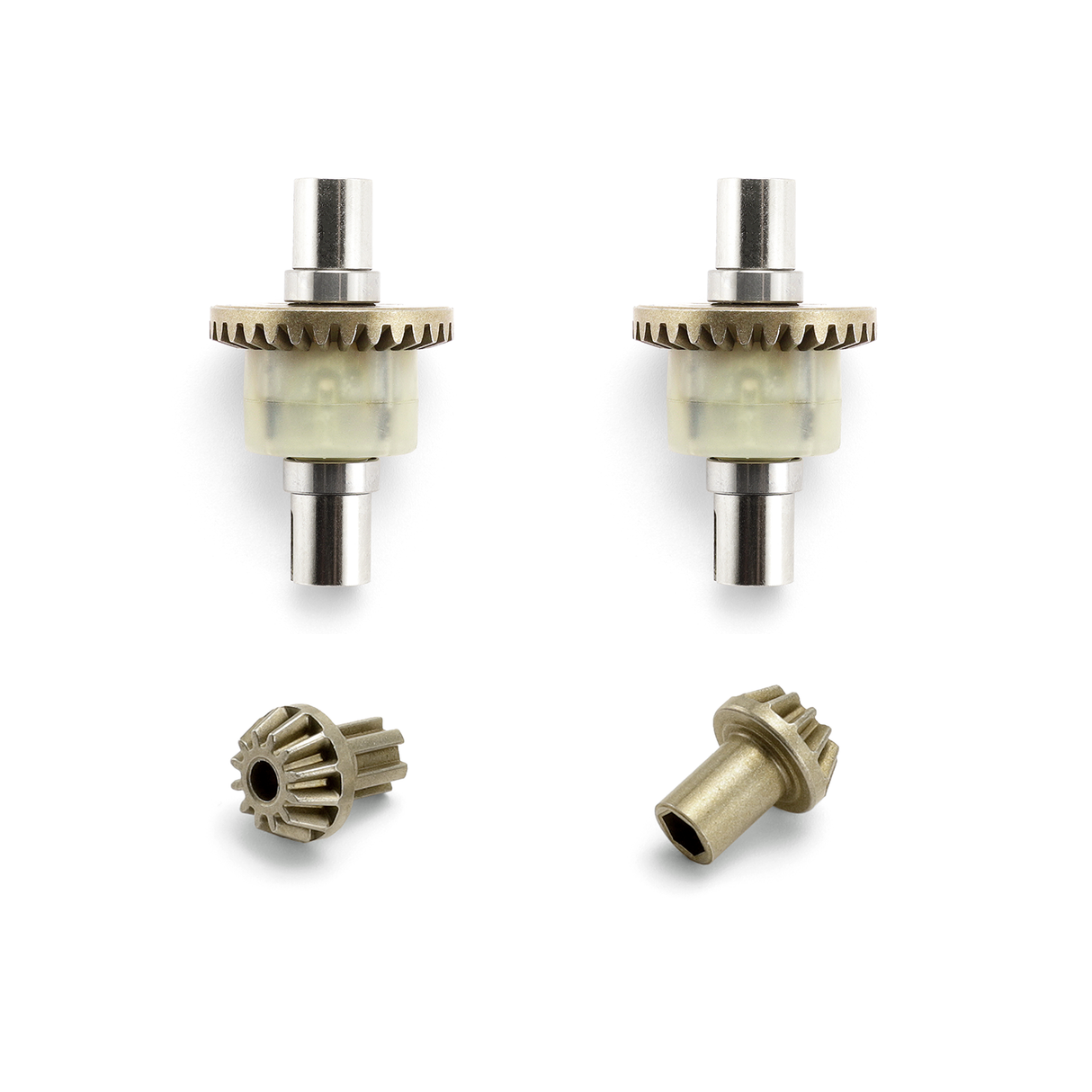HAIBOXING P1881+P1882×2 Metal Diff. Complete（Front&Rear) +Drive Pinions for 18859E,18858E,18872,18856