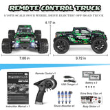 HAIBOXING 18859 (Green)& M1882×2 :  1/18 RC Truck with Full Metal Oil-Filled Shock Upgrade Set