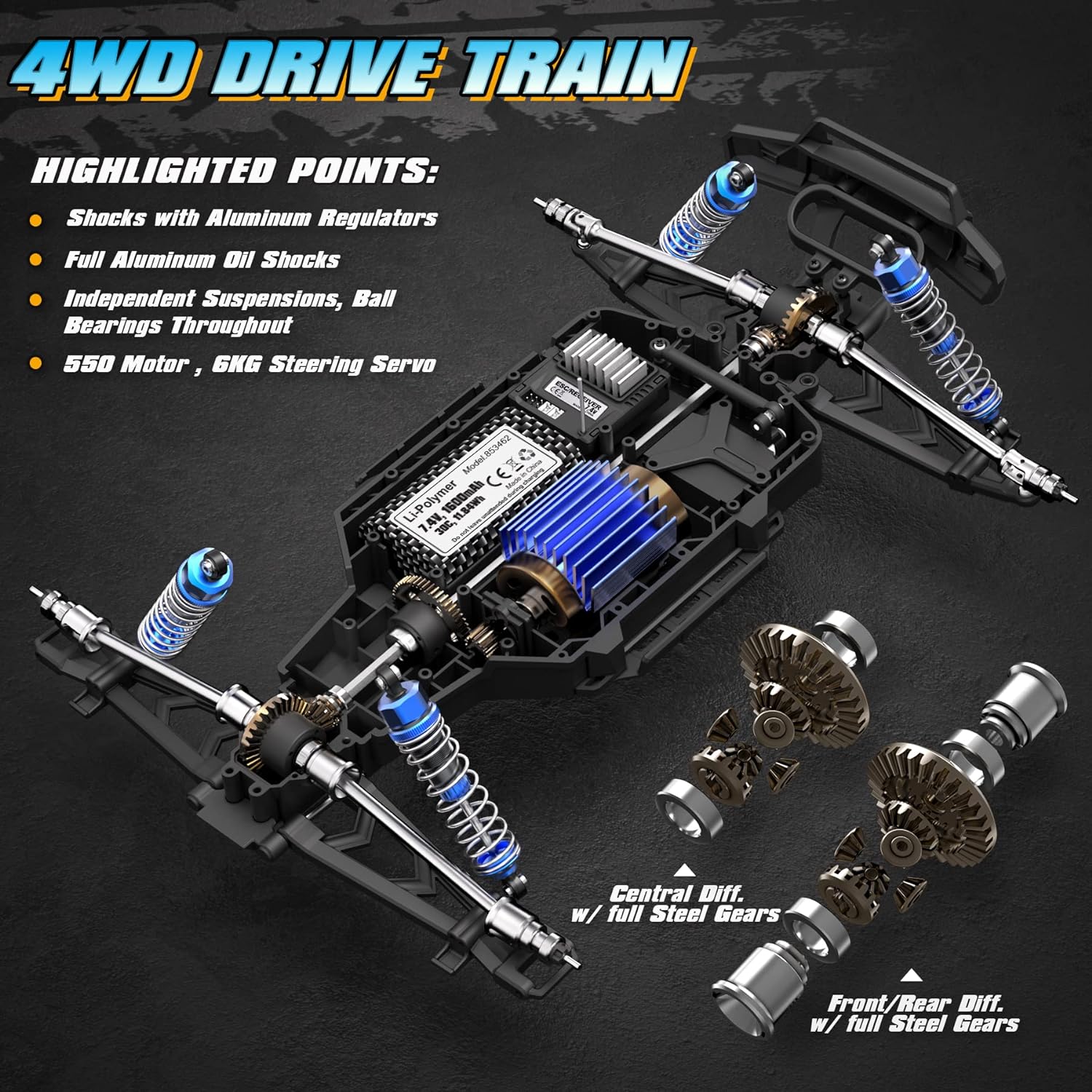 HAIBOXING 2995 1/12 Brushed RC Buggy – Haiboxing