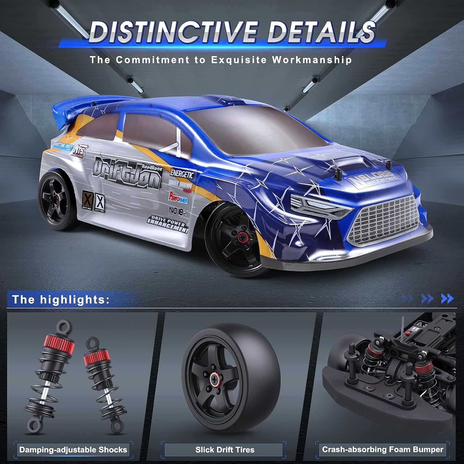 HAIBOXING 2197 1/18 Brushed RC Drift Car – Haiboxing