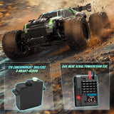 HAIBOXING 18858E(Black) 1/18 Brushed RC Buggy with 2 Batteries