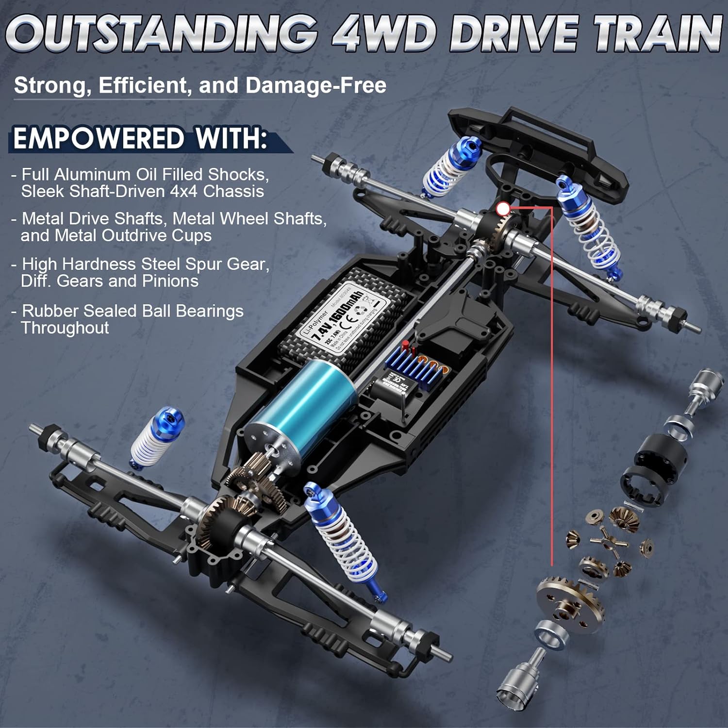 HAIBOXING 903A 1/12 Brushless RC Truck – Haiboxing