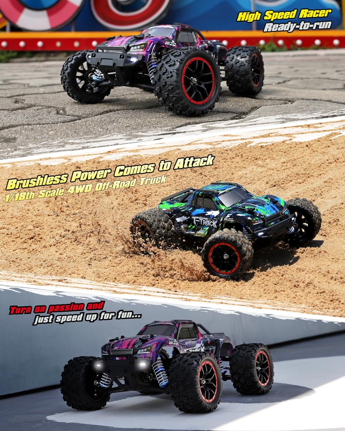HAIBOXING 18859A 1/18 Brushless RC Truck – Haiboxing