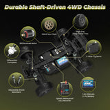 HAIBOXING 18868 1/18 Brushed RC Buggy Car with 2 Batteries