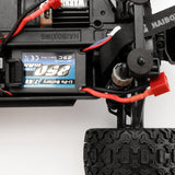 HAIBOXING RC Car Battery, 7.4V 850mAh Li-PO Rechargeable Battery Apply for 1/18 RC Trucks 18859E & 18858E  & 18856E 2pcs T Plug Batteries with USB Charger (P1849)