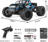 HAIBOXING 18859(Blue) 1/18 Brushed RC Truck with 2 Batteries