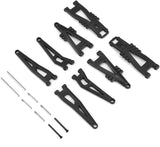 HAIBOXING RC Car Spare Parts Rear Upper/Lower Suspension Arms(Full Set) with Front&Rear Upper and Lower Suspension Arm Hinge Pins Apply to 903 & 903A & 905(90113)