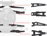 HAIBOXING RC Car Spare Parts Rear Upper/Lower Suspension Arms(Full Set) with Front&Rear Upper and Lower Suspension Arm Hinge Pins Apply to 903 & 903A & 905(90113)