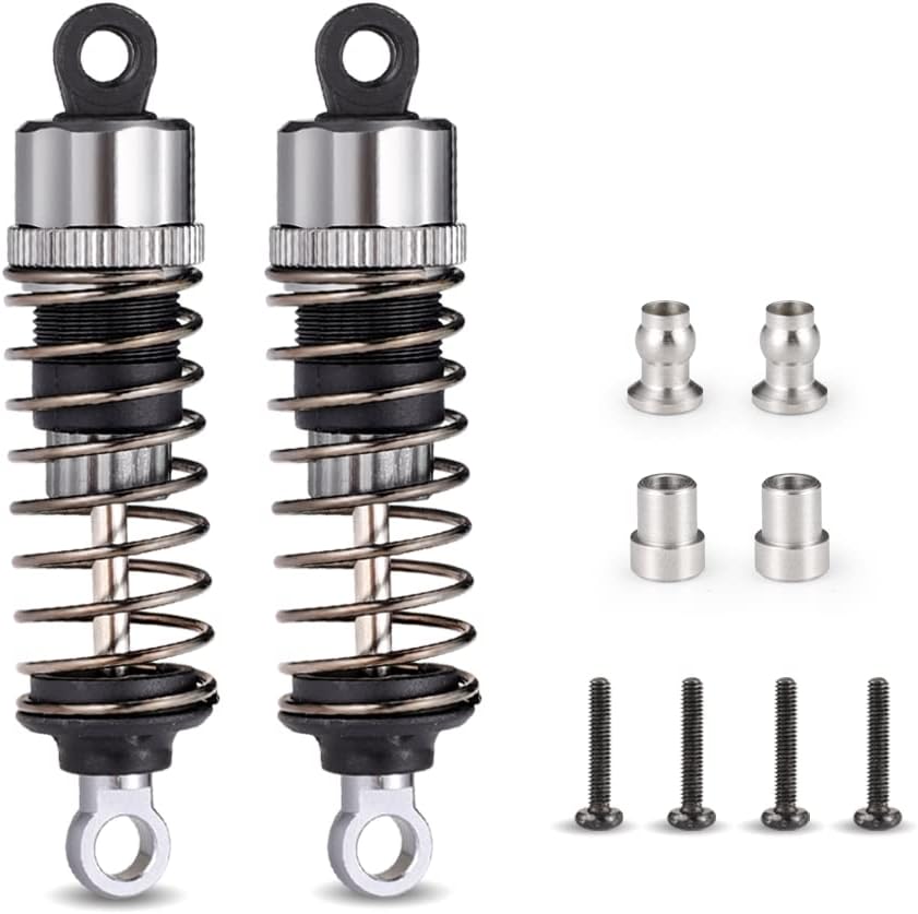 HAIBOXING RC Car Protector 1/12 Scale Accessories Aluminum Capped Oil Front Shocks Apply to HBX 903& 905 & 12815(90201F)