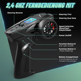 HAIBOXING 18858E(Black) 1/18 Brushed RC Buggy with 2 Batteries