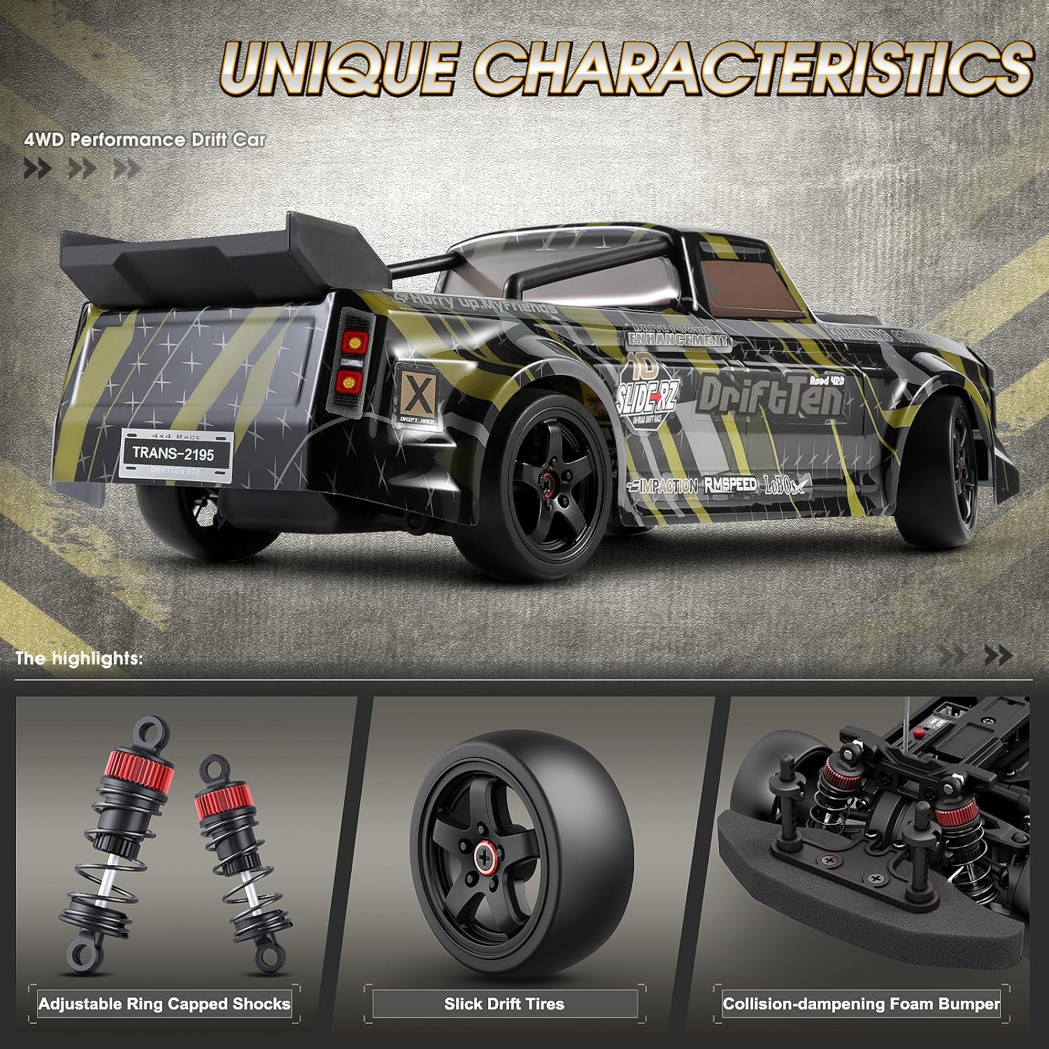 HAIBOXING 2196 1/18 Brushed RC Drift Car – Haiboxing