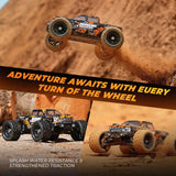 HAIBOXING 18859E(Orange) 1/18 Brushed RC Truck with 2 Batteries