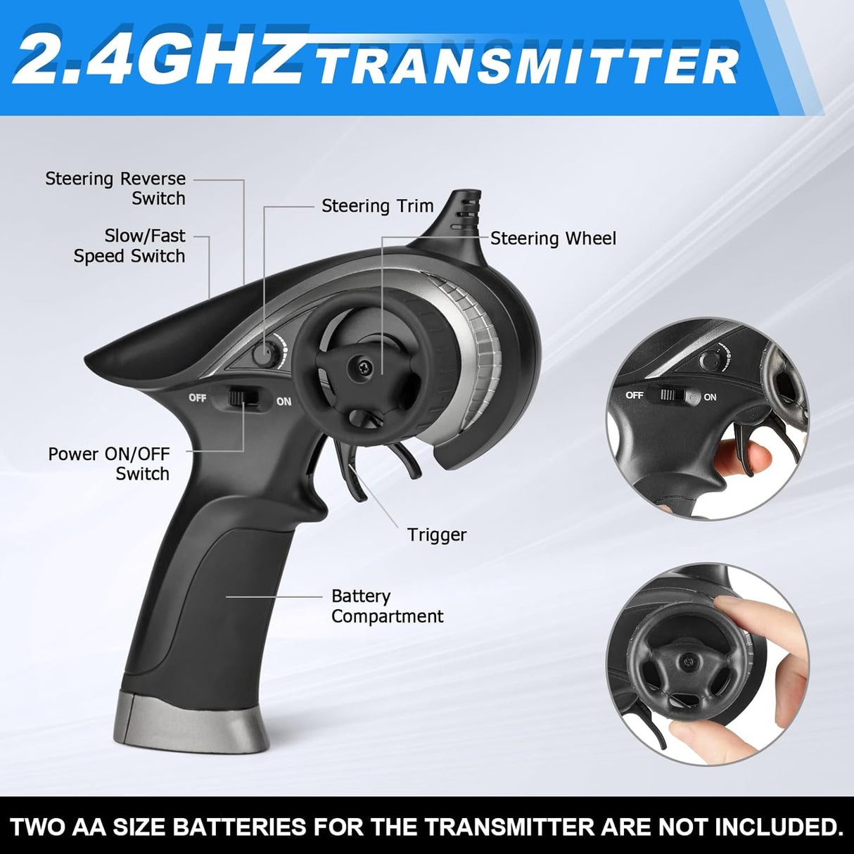 HAIBOXING 2197 1/18 Brushed RC Drift Car with 2 Batteries